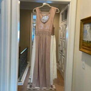 Anthropologie lace insert dress (bw)